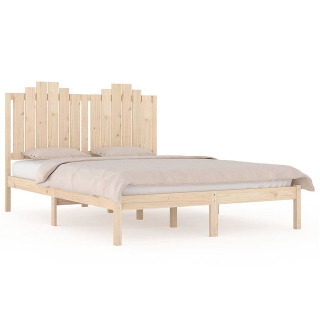 vidaXL Bettgestell Massivholzbett Kiefer 200x200 cm Bett Bettgestell Doppel günstig online kaufen