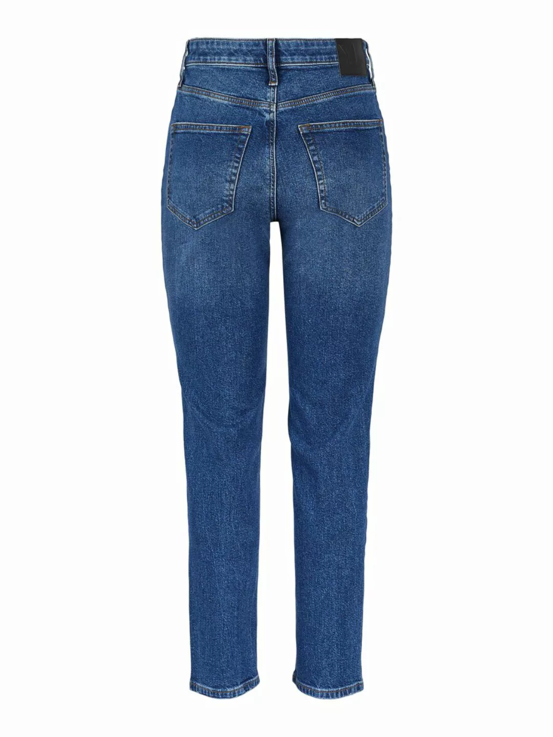Yas Zeo Girlfriend Ankle Jeans Mit Mittlerer Taille 26 Dark Blue Denim günstig online kaufen