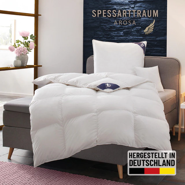 SPESSARTTRAUM Daunenbettdecke »Arosa Bettdecke min 135x200 cm & weitere Grö günstig online kaufen
