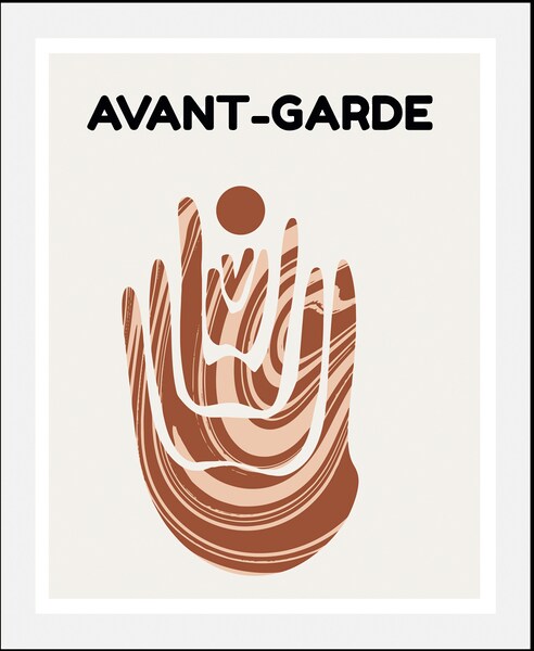 queence Bild "Avant-Garde", (1 St.), HD Premium Poster-Druck inkl. Holzrahm günstig online kaufen