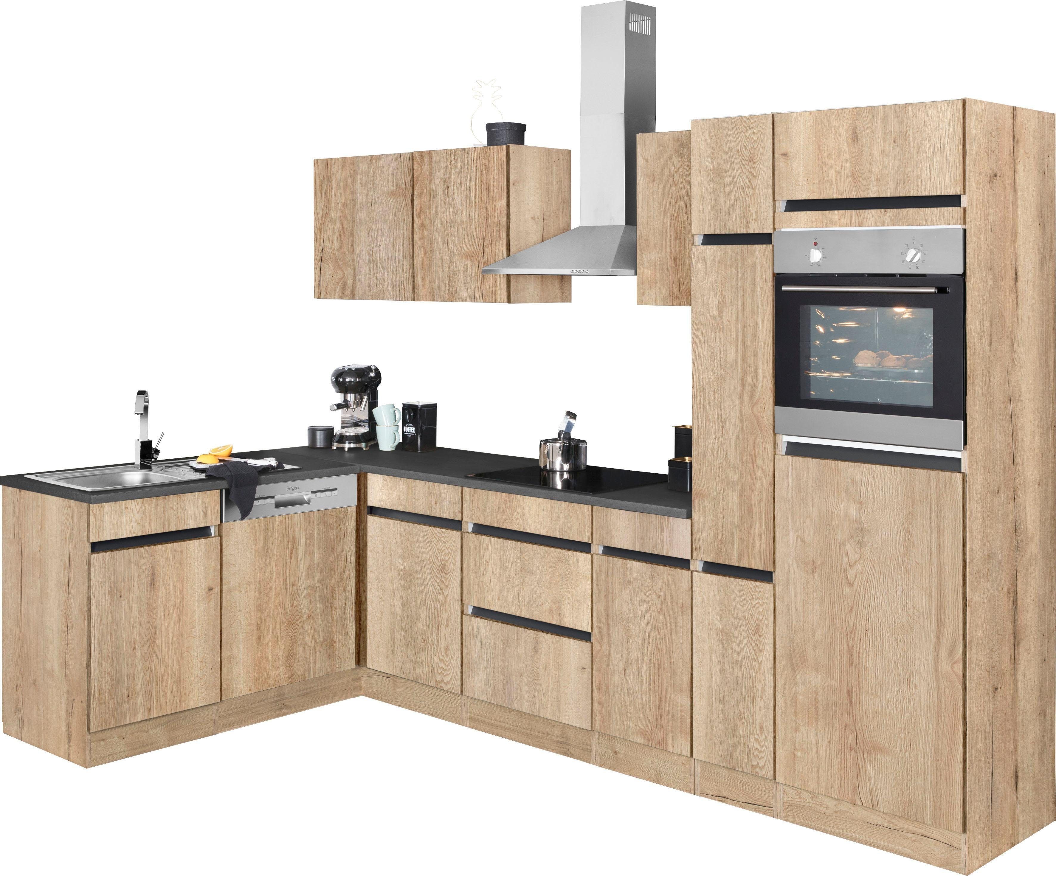 OPTIFIT Winkelküche "Roth", Stellmaße 300x175 cm, wahlweise mit E-Geräten, günstig online kaufen