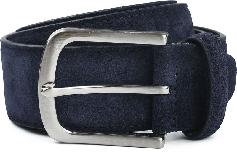 Suitable Ledergürtel Wildleder Navy - Größe 95 günstig online kaufen