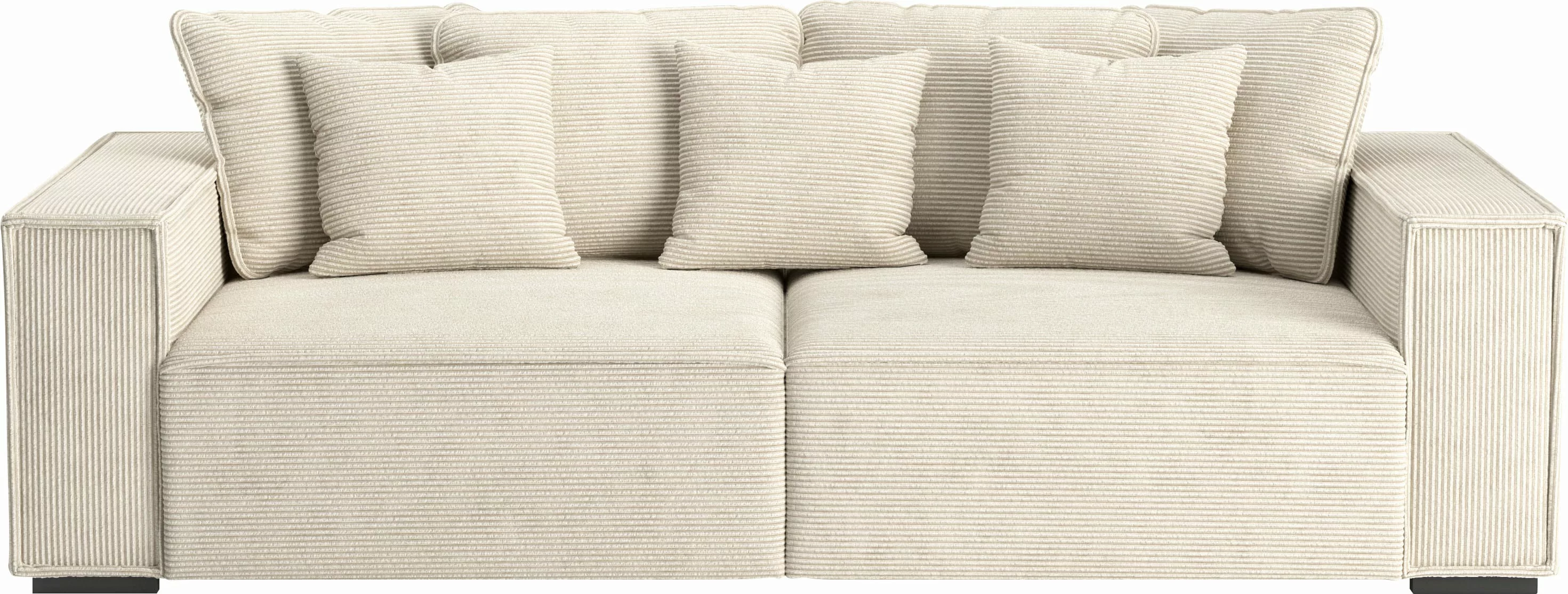 INOSIGN Big-Sofa "Surf", mit 7 Kissen, gemütlicher Sitzkomfort günstig online kaufen