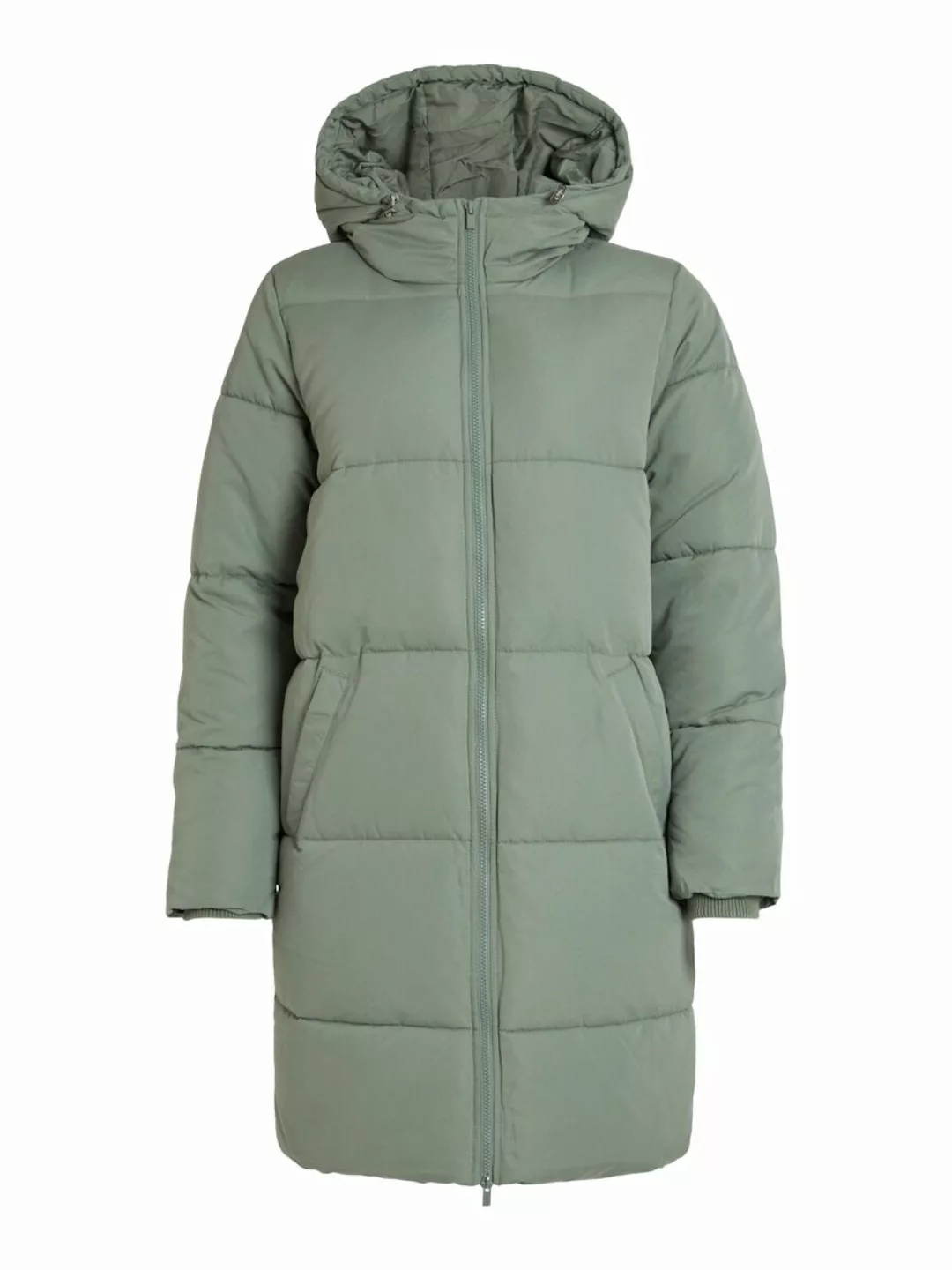 VILA Kapuzen Puffer Mantel Damen Grün günstig online kaufen