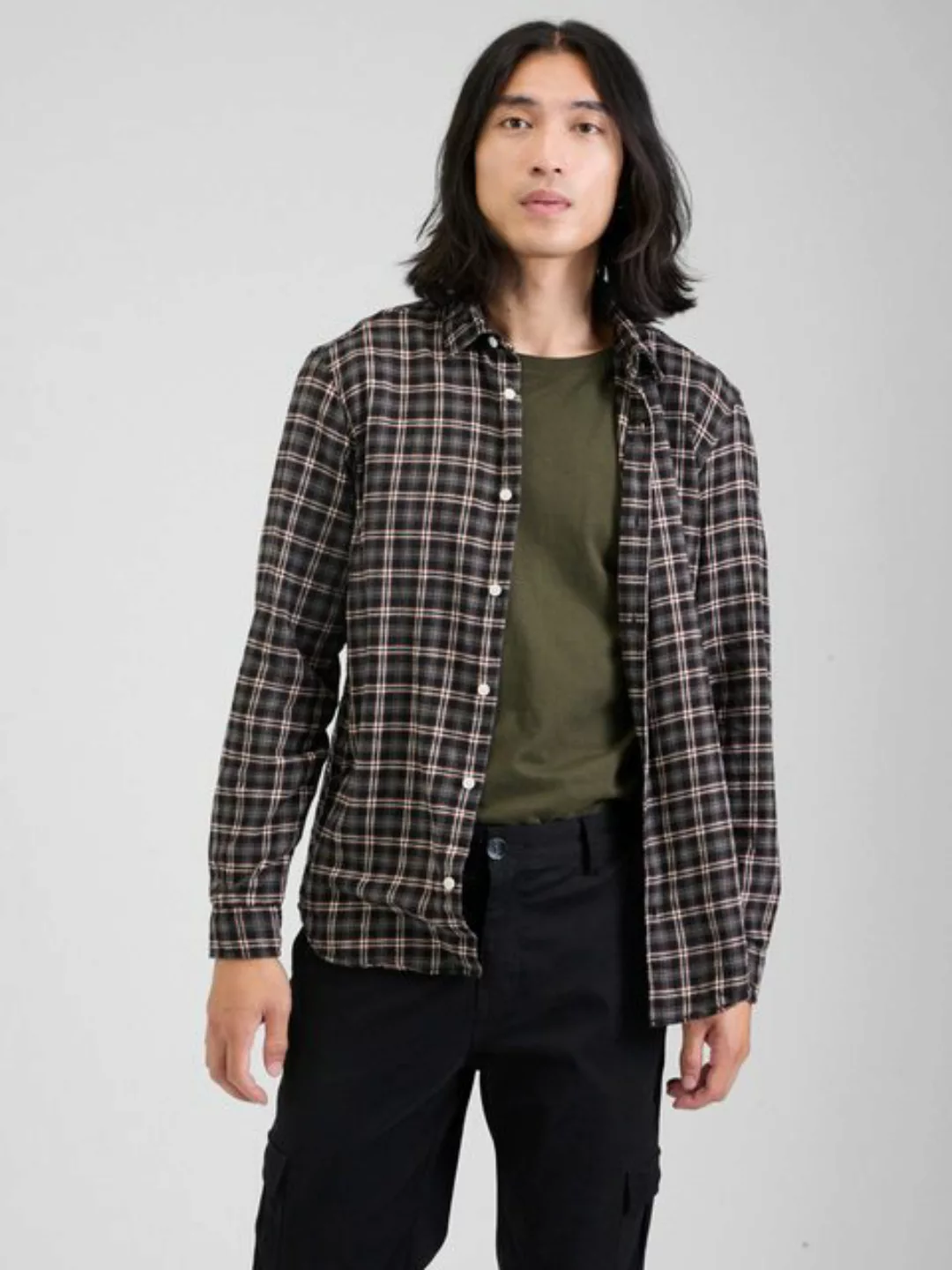 Jack & Jones Langarmhemd JORJOSHUA (1-tlg) günstig online kaufen