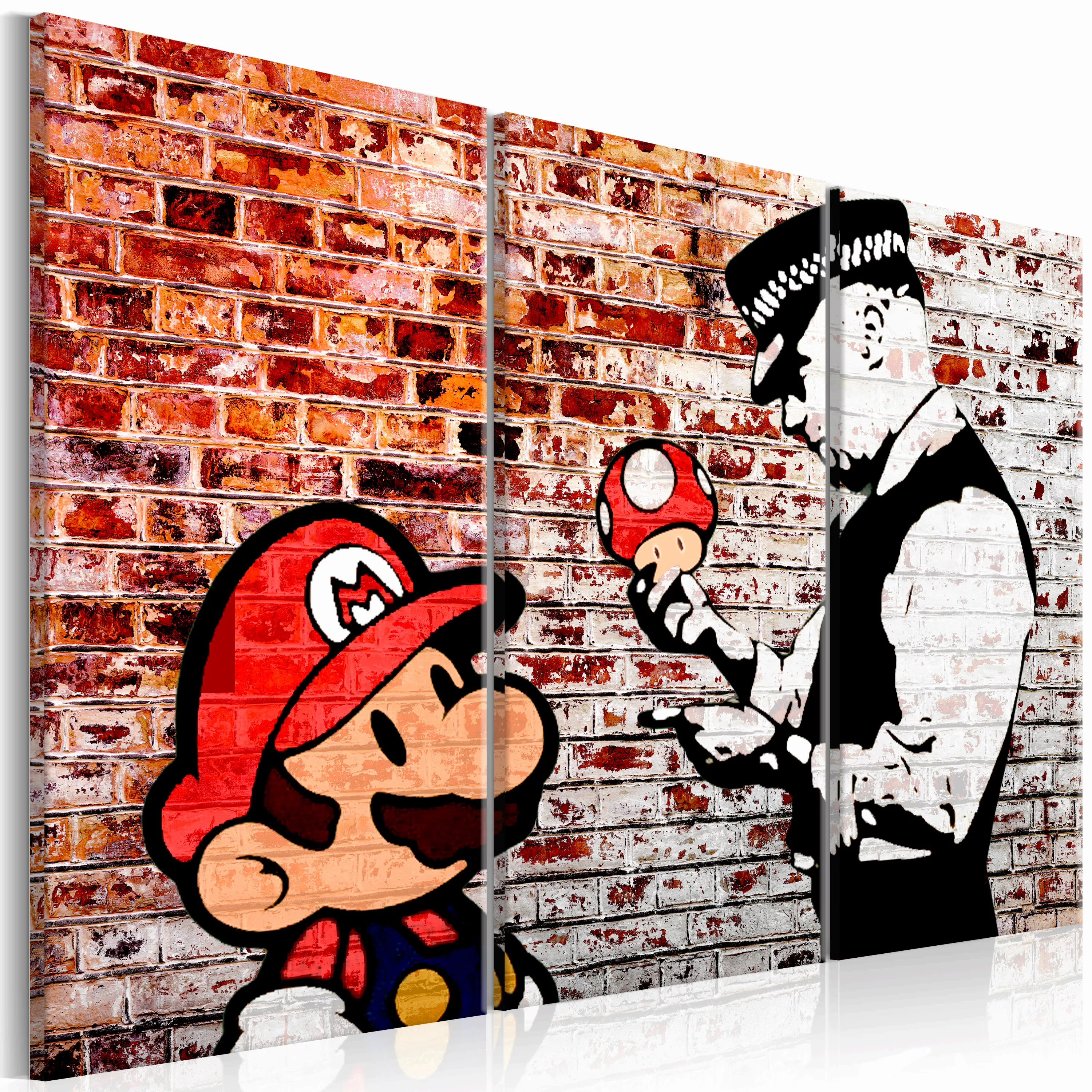 Wandbild - Mural On Brick günstig online kaufen