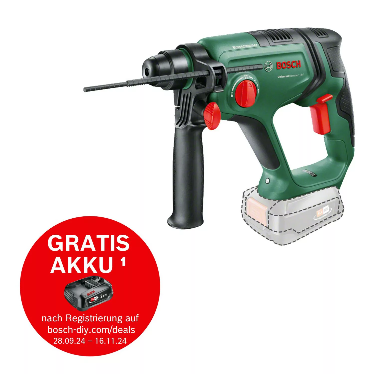 Bosch Akku-Bohrhammer UniversalHammer 18 V günstig online kaufen