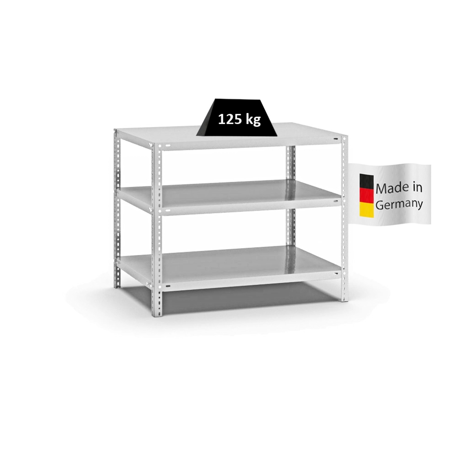 PROREGAL Fachbodenregal Schraubsystem Light-Duty Grundregal HxBxT 80 x 100 günstig online kaufen