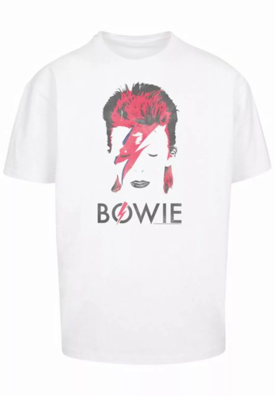 F4NT4STIC T-Shirt David Bowie Aladdin Sane Distressed Print günstig online kaufen