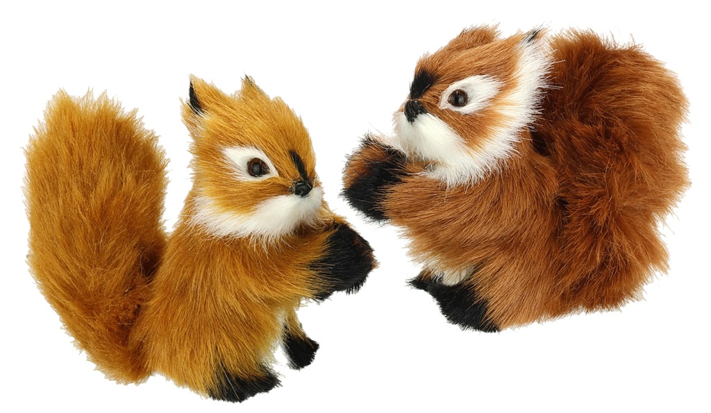 I.GE.A. Dekofigur "Tierfigur mini Eichhörnchen", 2er Set aus Kunstfell Stat günstig online kaufen