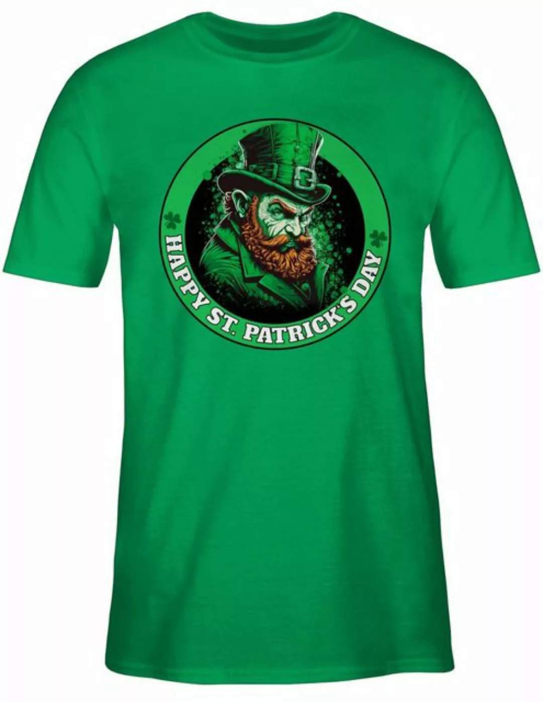 Shirtracer T-Shirt Happy Irischen Nationalfeiertag Leprechaun Kobold St. Pa günstig online kaufen