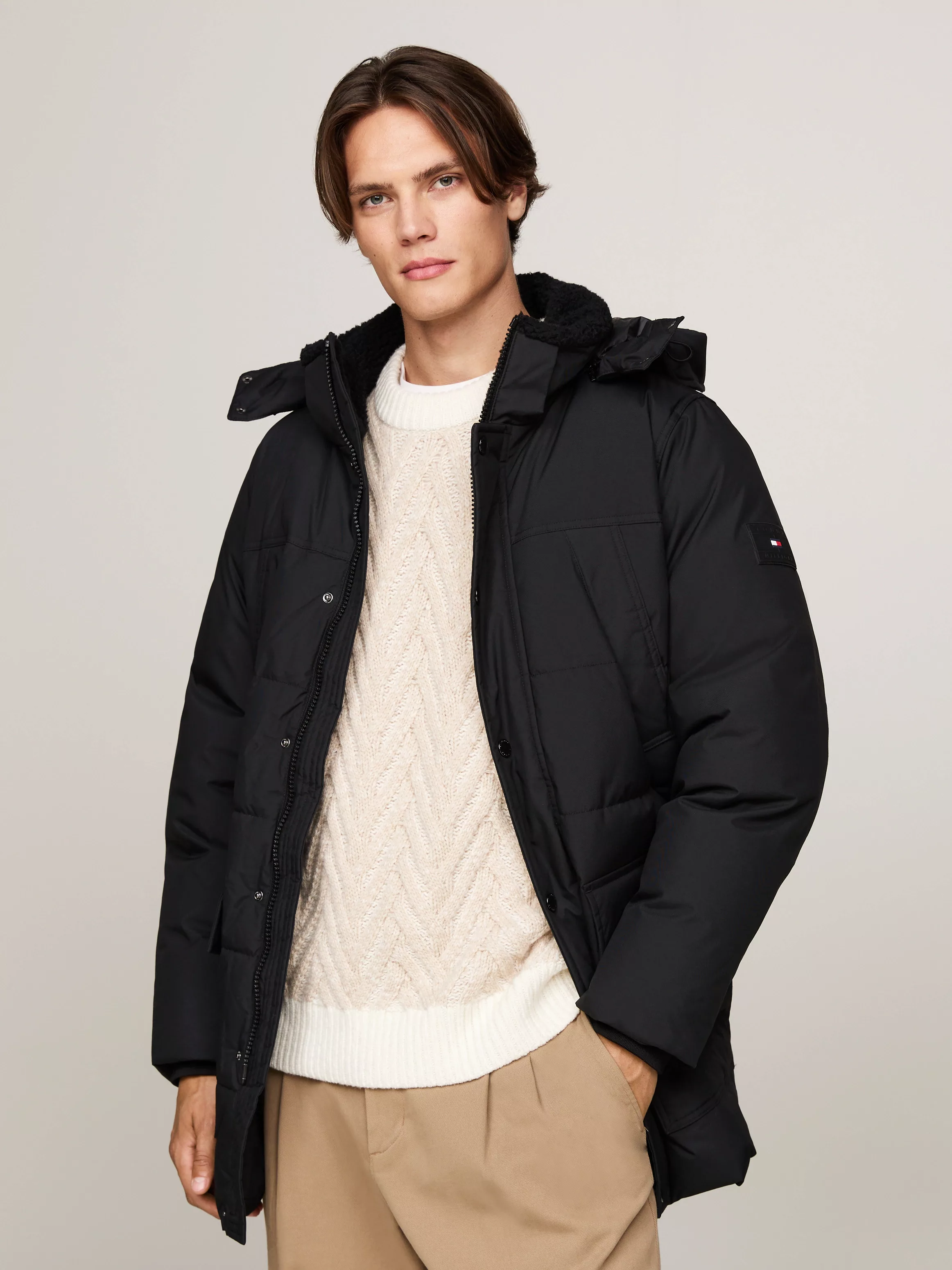 Tommy Hilfiger Parka "ROCKIE UTILITY PARKA", mit Kapuze, hoch geschlossen, günstig online kaufen