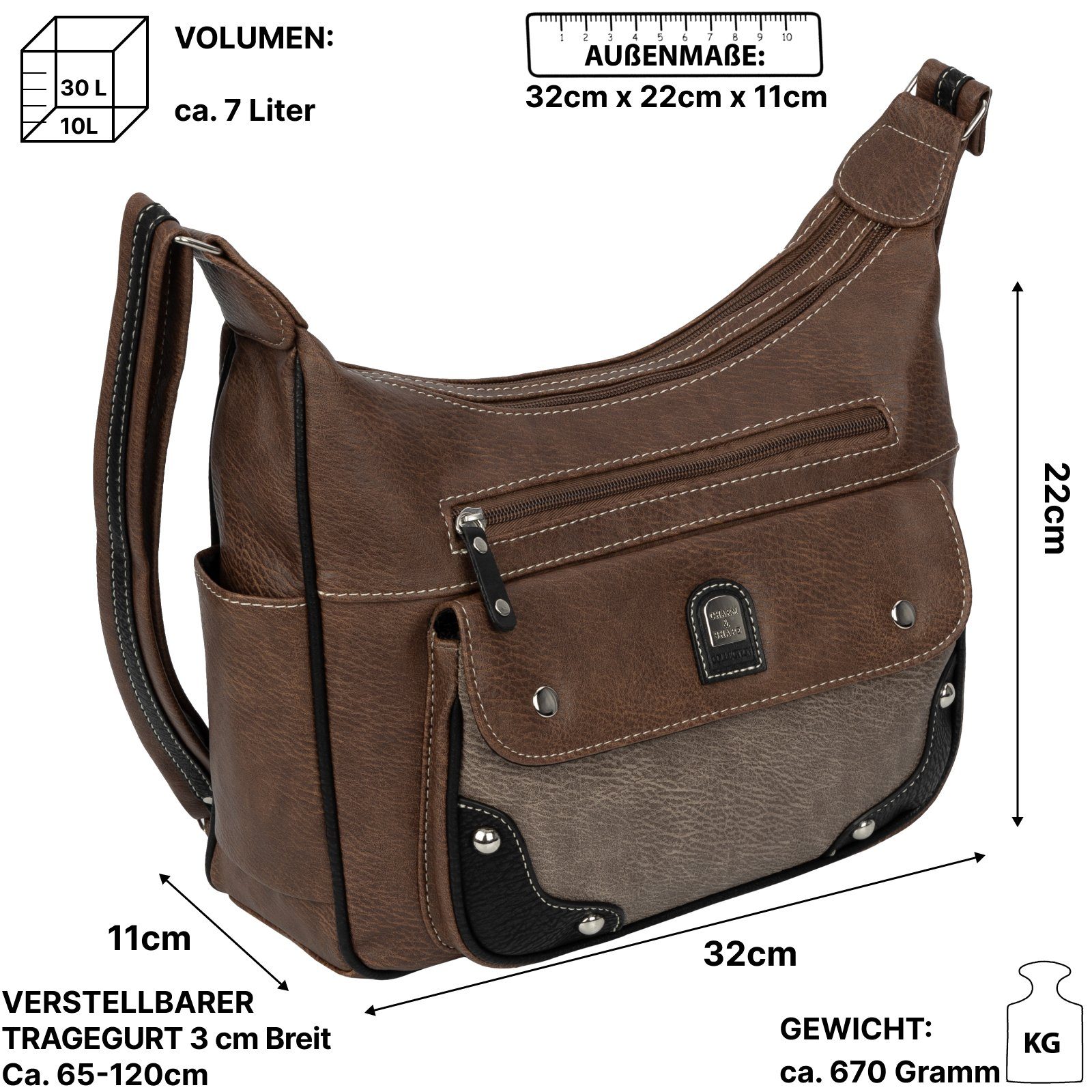EAAKIE Umhängetasche Damen Tasche Schultertasche Umhängetasche günstig online kaufen