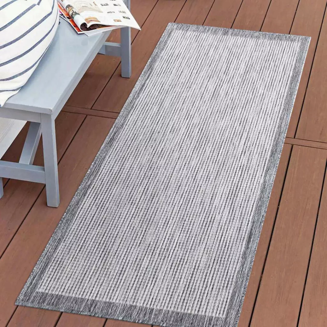 Carpet City Teppich »Outdoor 470«, rechteckig, 5 mm Höhe, UV-beständig, Fla günstig online kaufen