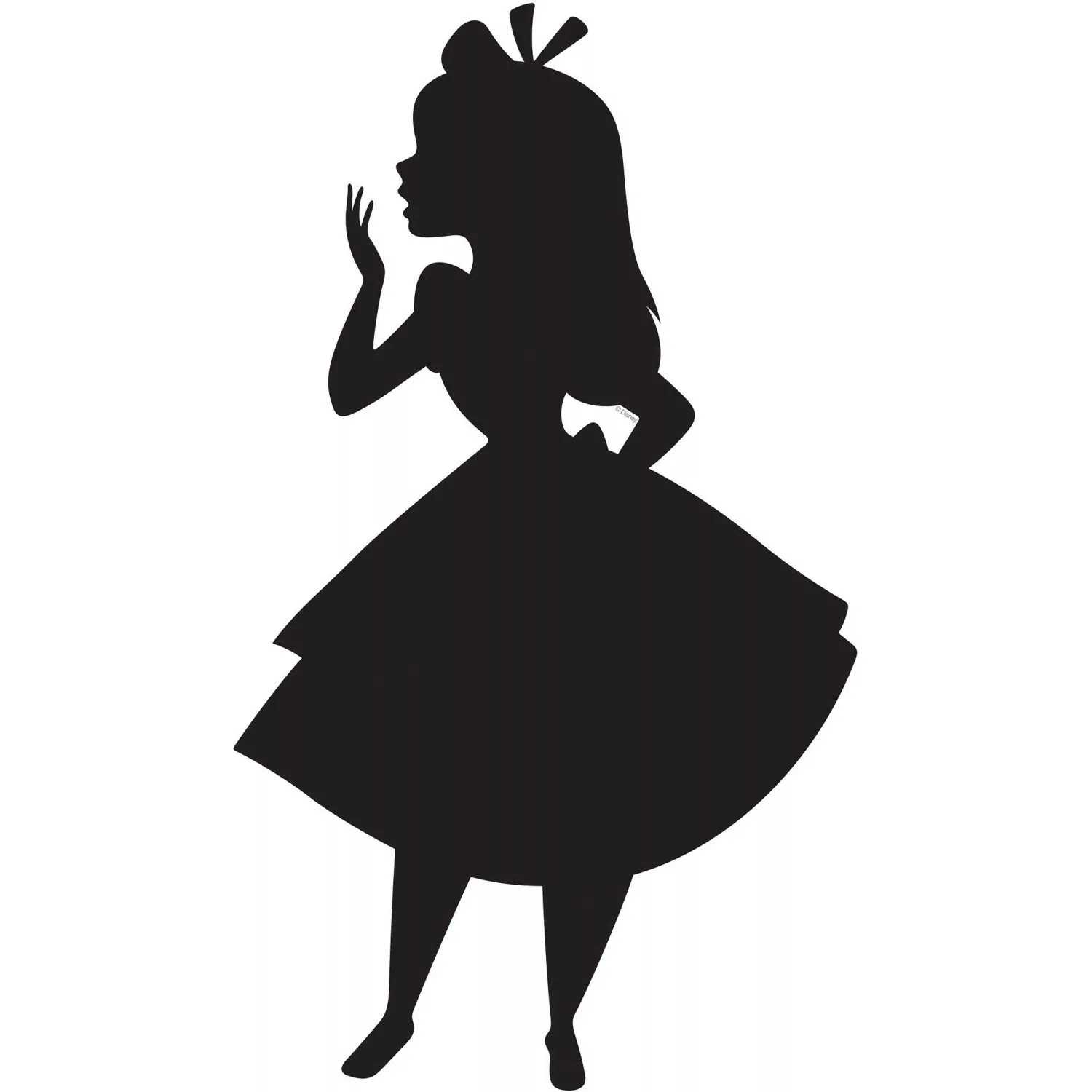 Komar Wandbild Alice Silhouette 30 x 40 cm günstig online kaufen