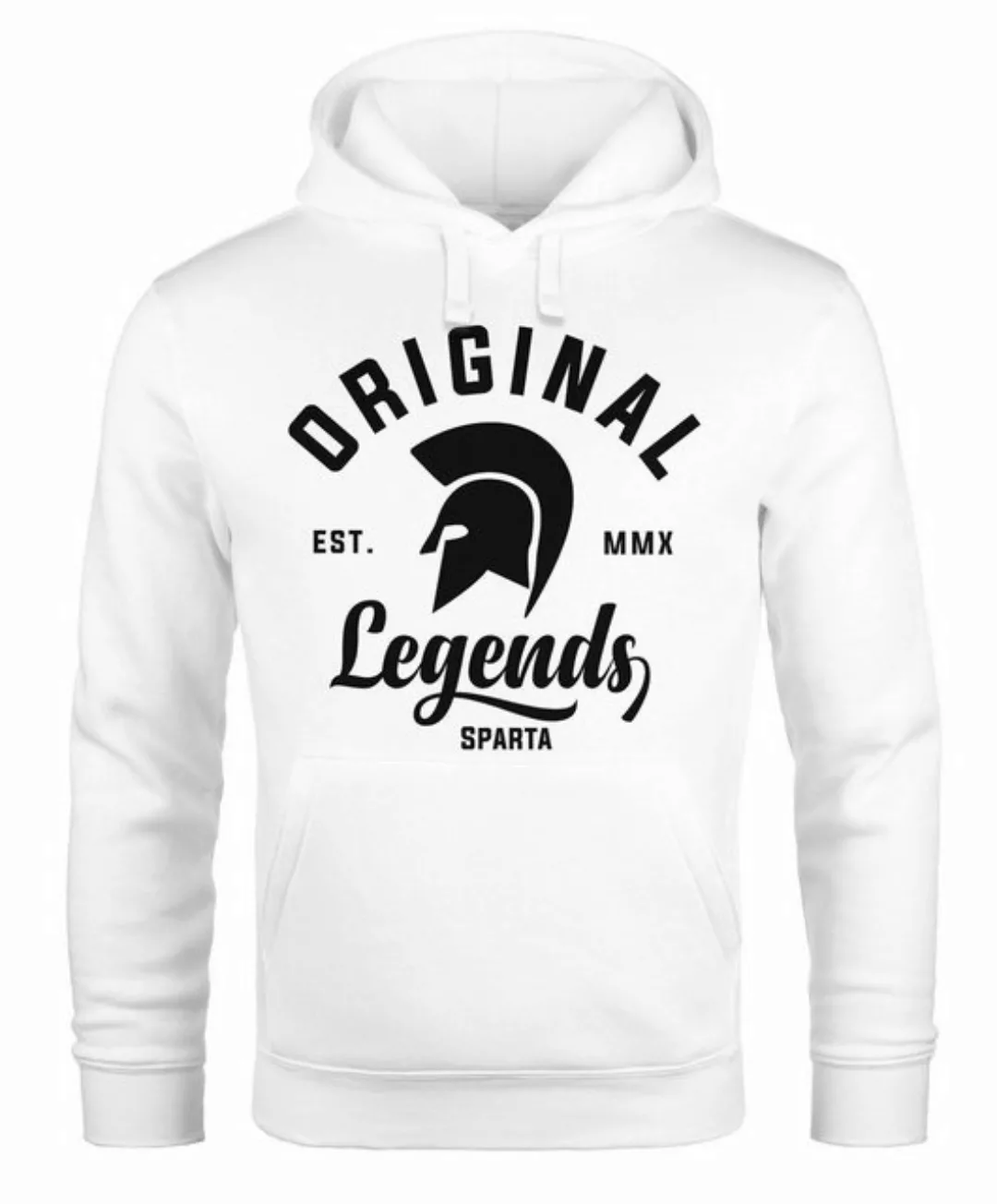 Neverless Hoodie Hoodie Herren Original Legends Gladiator Sparta Kapuzen-Pu günstig online kaufen