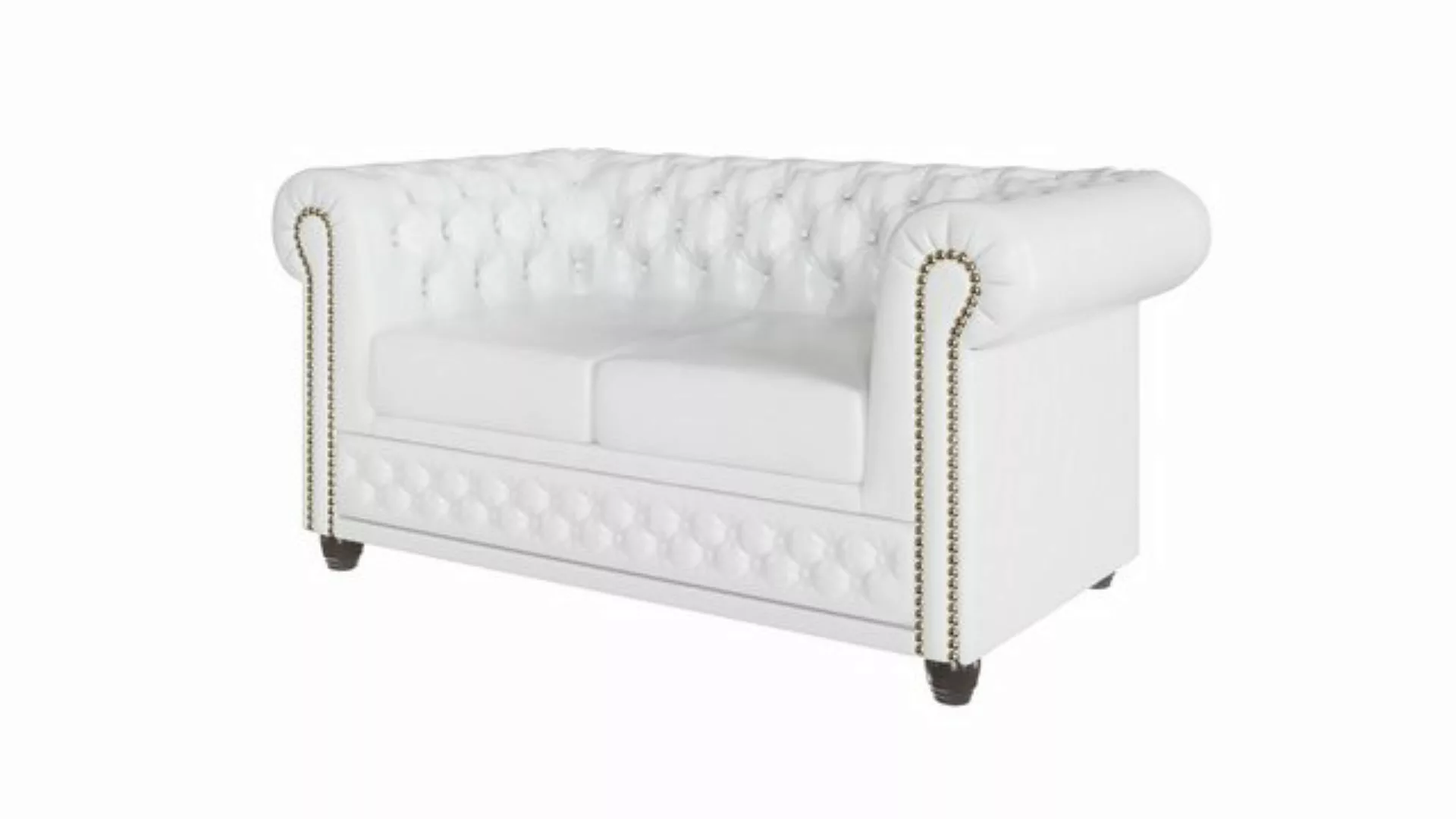 S-Style Möbel 2-Sitzer Jeff Chesterfield Sofa mit Schlaffunktion, mit Bettf günstig online kaufen