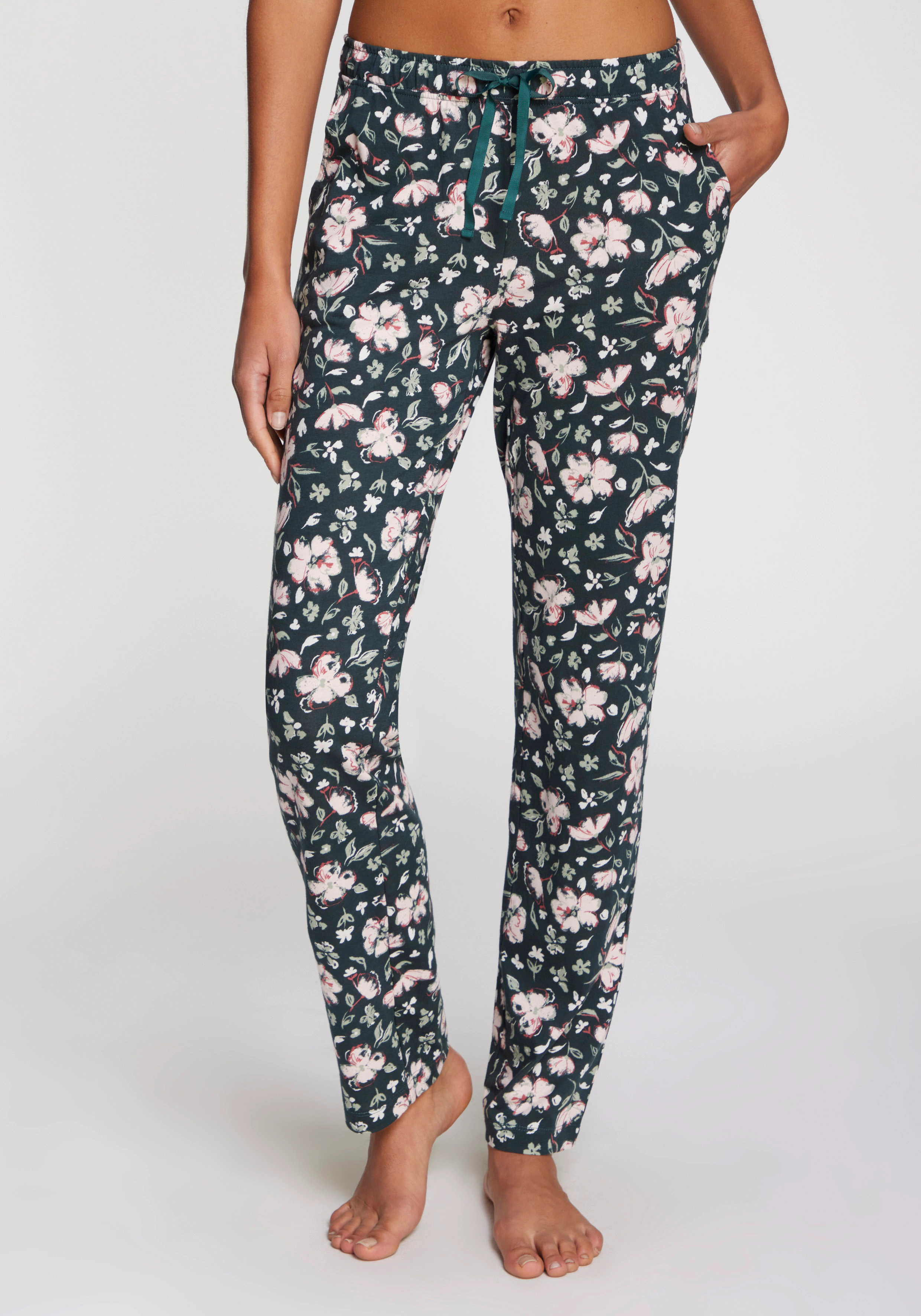 s.Oliver Pyjamahose, Schönes Allovermuster günstig online kaufen