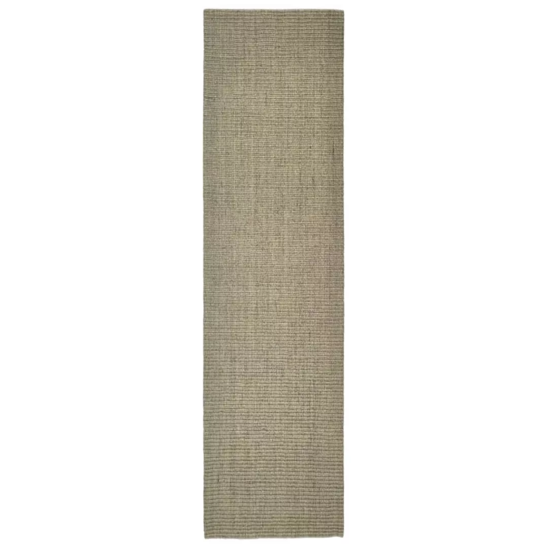 Vidaxl Teppich Natur Sisal 66x250 Cm Taupe günstig online kaufen