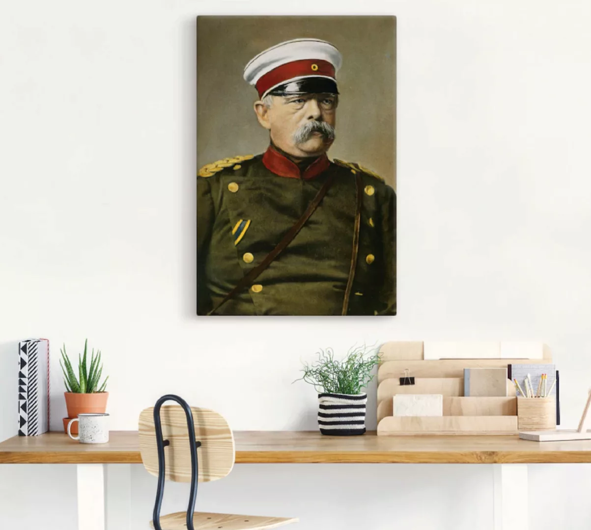 Artland Wandbild "Otto von Bismarck", Menschen, (1 St.), als Leinwandbild, günstig online kaufen