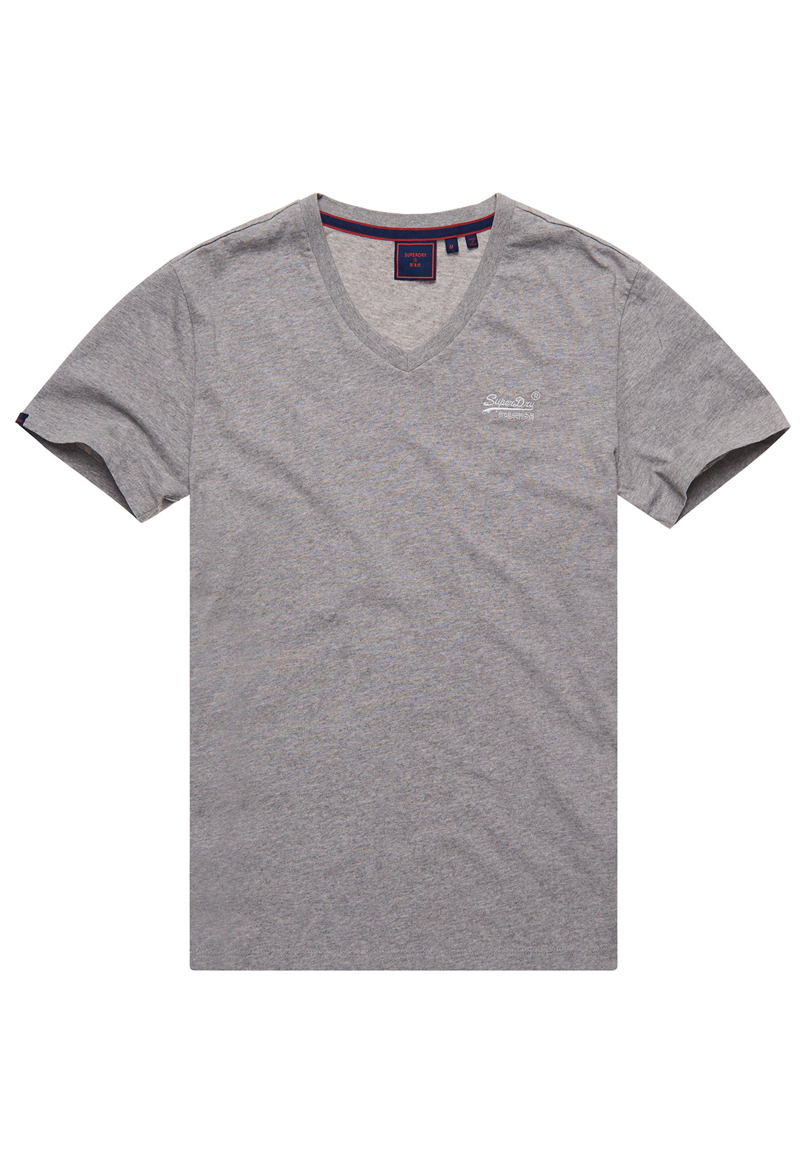 Superdry Herren T-Shirt VINTAGE LOGO EMB TEE Grey Marl Grau günstig online kaufen