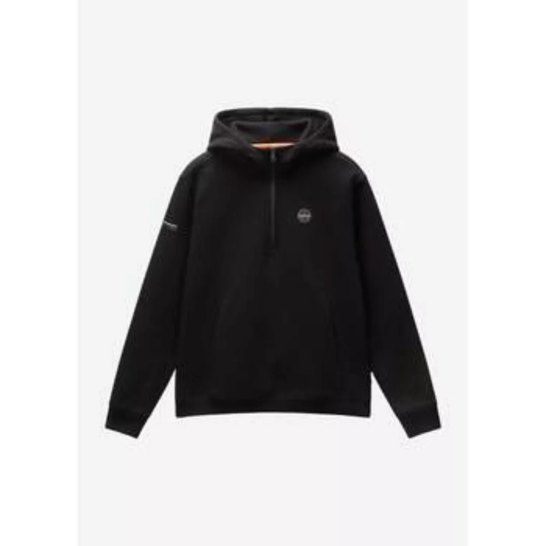 Napapijri  Sweatshirt Badge halfzip hoodie  - black günstig online kaufen