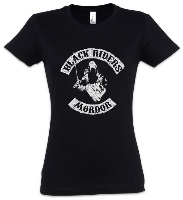 Urban Backwoods Print-Shirt Black Riders MC Damen T-Shirt Lord of Herr der günstig online kaufen