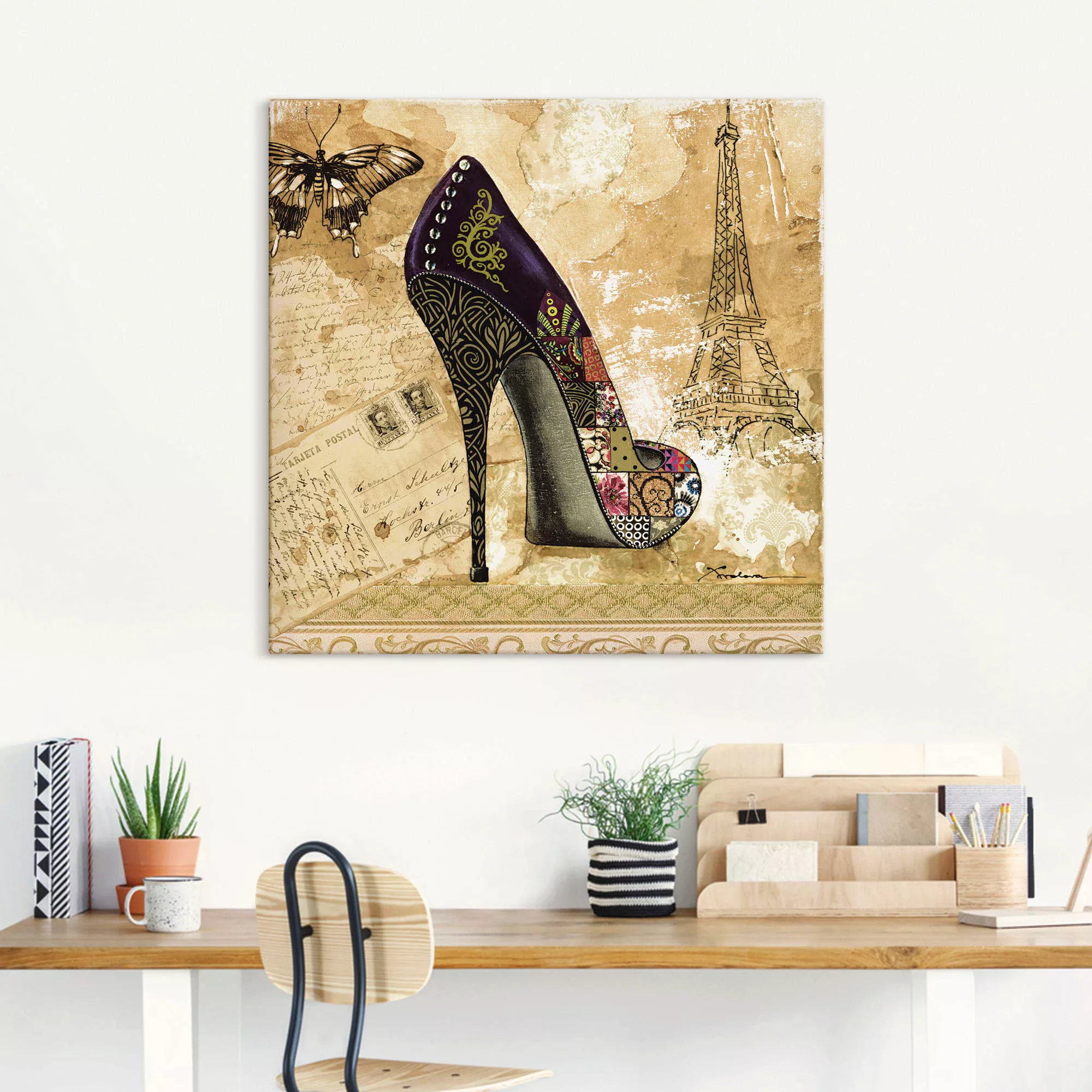 Artland Wandbild "Veränderliche Zeiten IV - Stiletto", Modebilder, (1 St.), günstig online kaufen