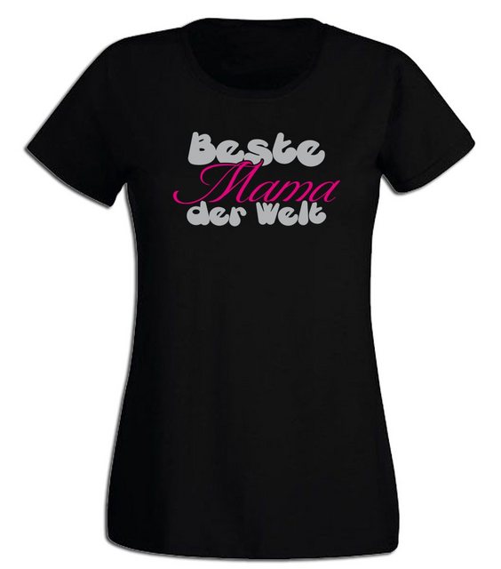 G-graphics T-Shirt Damen T-Shirt - Beste Mama der Welt Slim-fit, mit Frontp günstig online kaufen