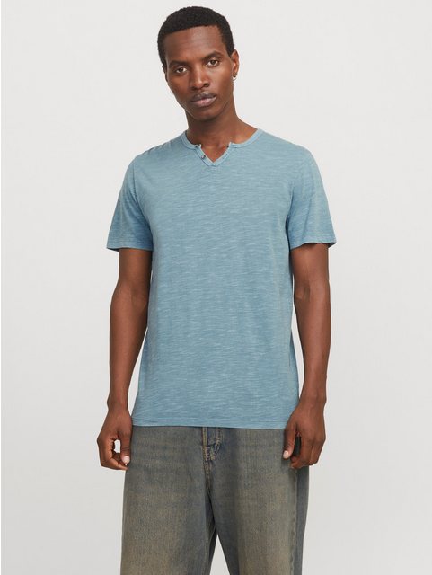 Jack & Jones T-Shirt JJESPLIT NECK TEE SS NOOS mit V-Ausschnitt günstig online kaufen