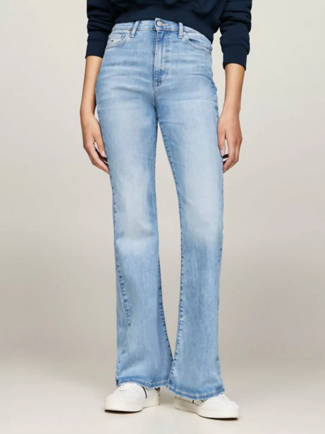 Tommy Jeans Schlagjeans "Tommy Jeans SYLVIA - High waist - Flared Denim Jea günstig online kaufen