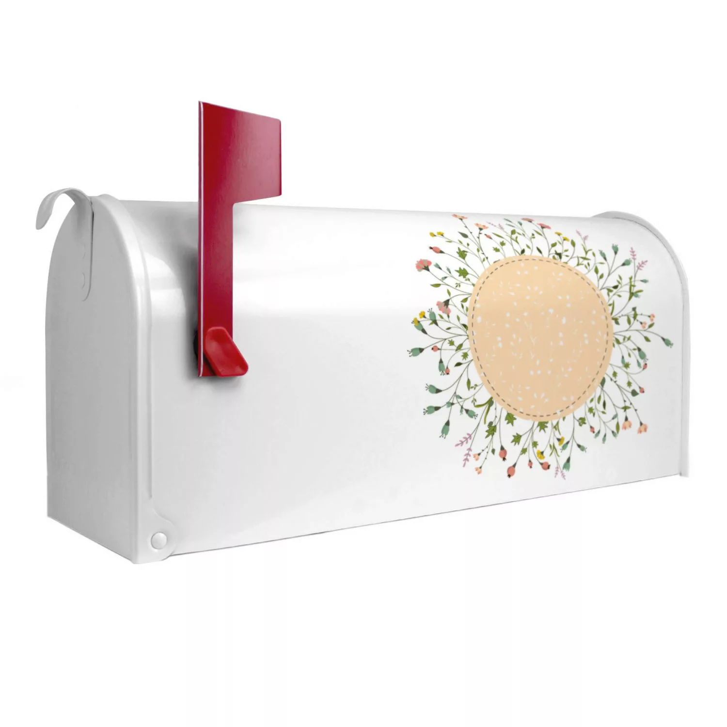 Banjado Amerikanischer Briefkasten Weiß 48x22x16cm US Mailbox Letterbox Pos günstig online kaufen