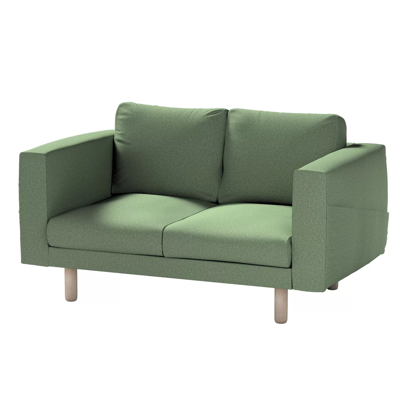 Bezug für Norsborg 2-Sitzer Sofa, grün, Norsborg 2-Sitzer Sofabezug, Amster günstig online kaufen