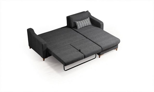 Viva Möbel Sofa JAVA, Luxuriöses Ecksofa mit erstklassigem Komfort. günstig online kaufen