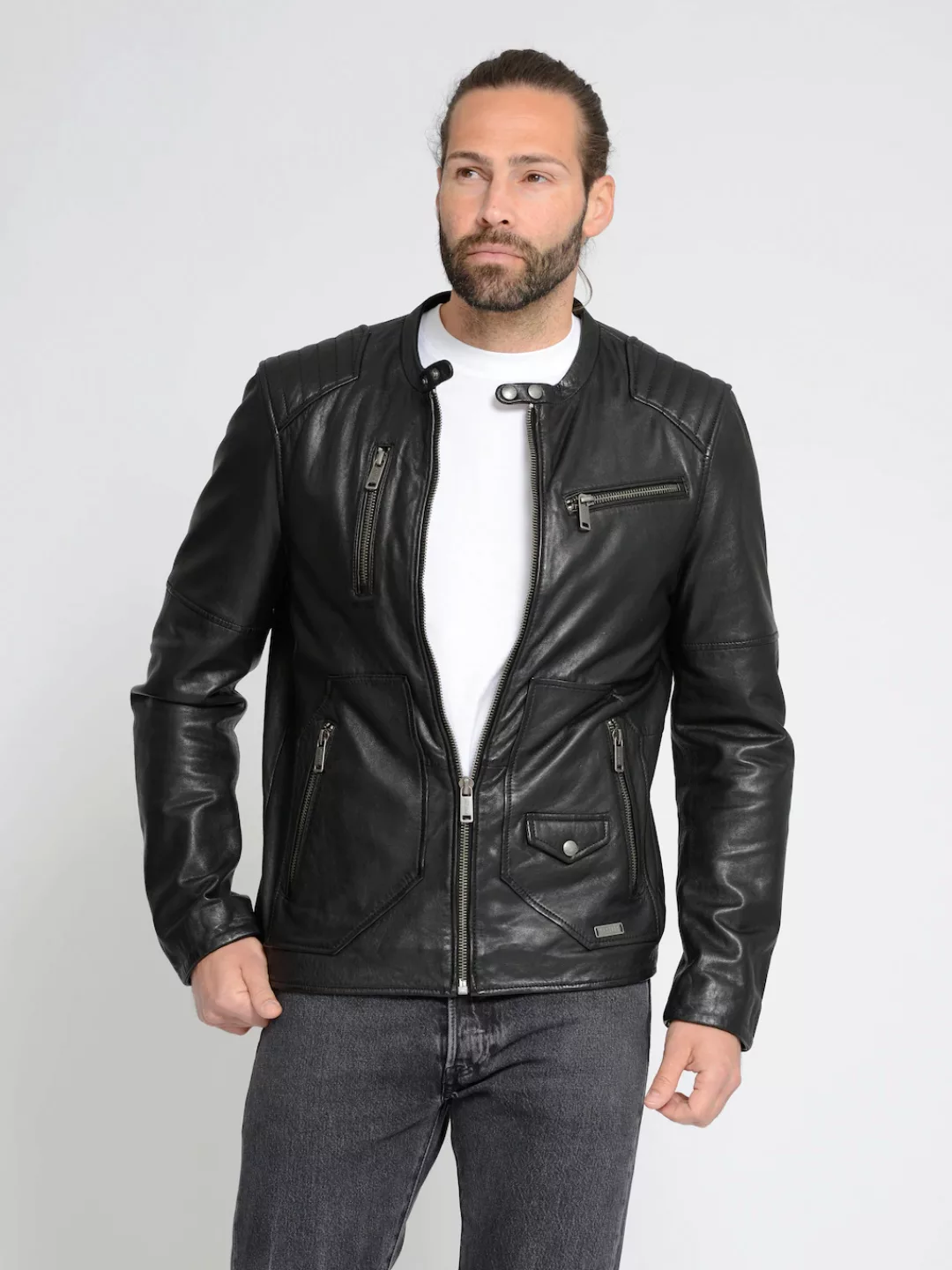 MUSTANG Lederjacke "31022124" günstig online kaufen