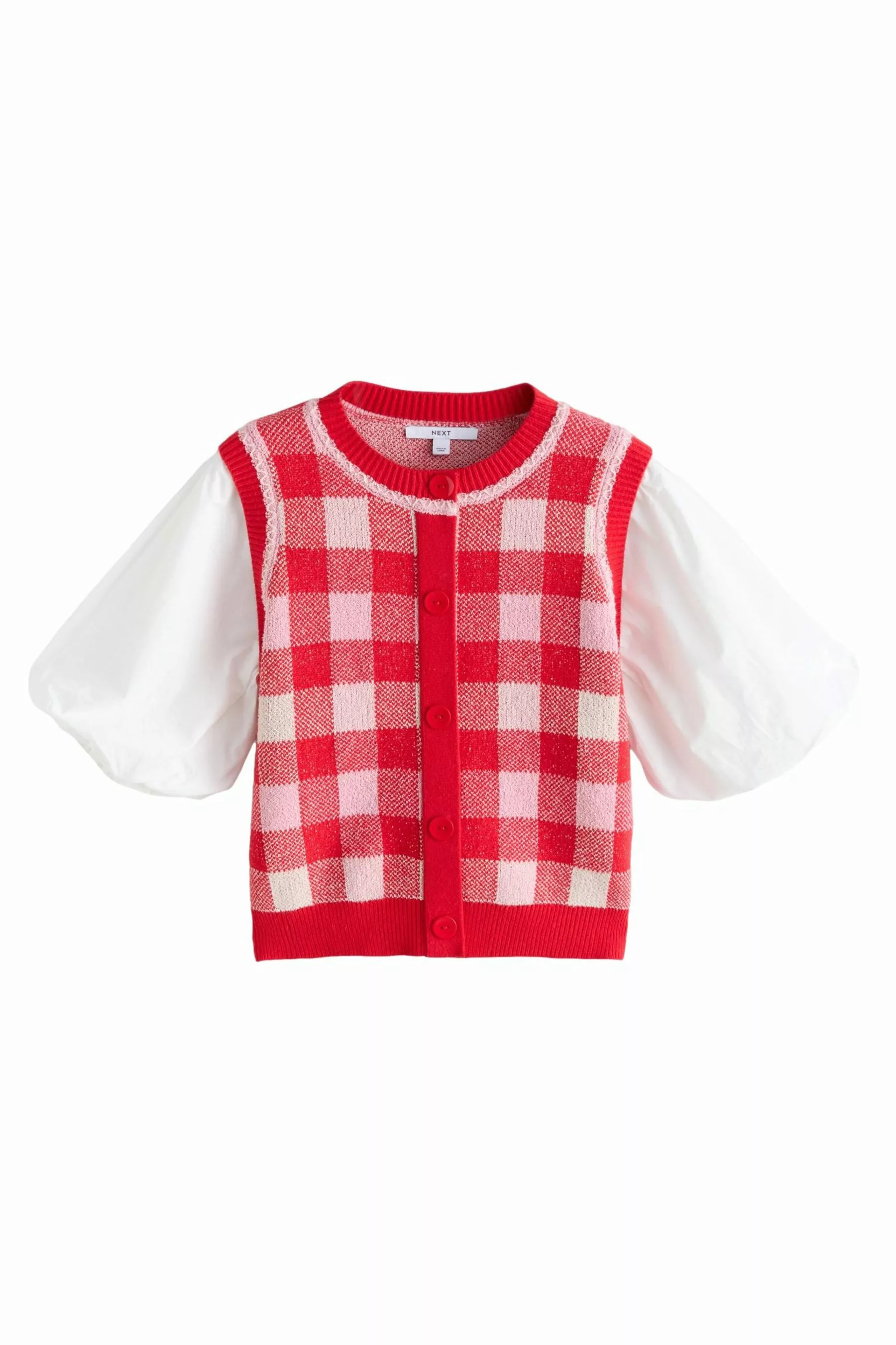 Next Pullunder Lagenlook-Tanktop mit Vichykaros und günstig online kaufen