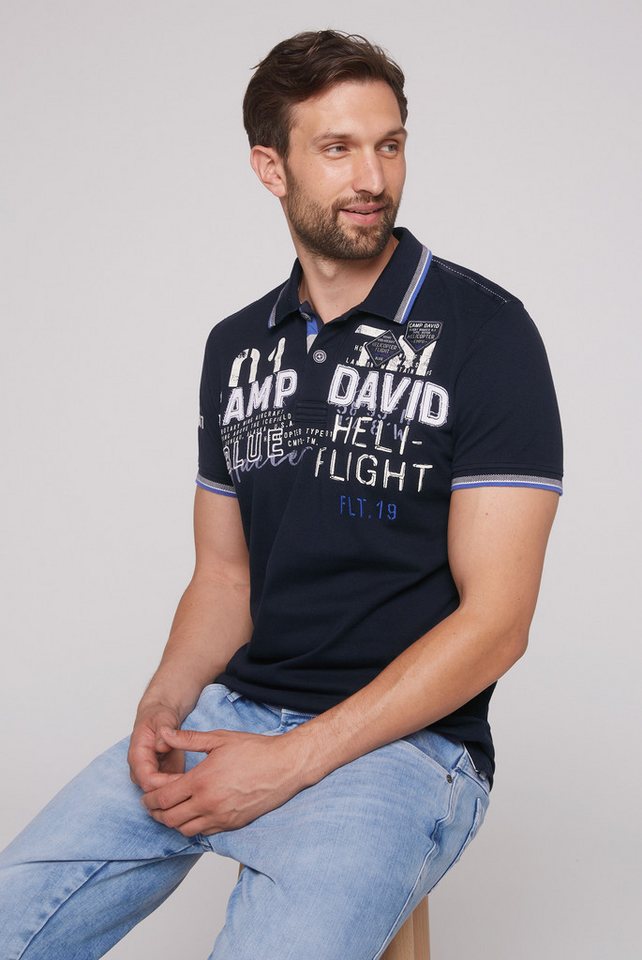 CAMP DAVID Poloshirt aus Baumwolle günstig online kaufen