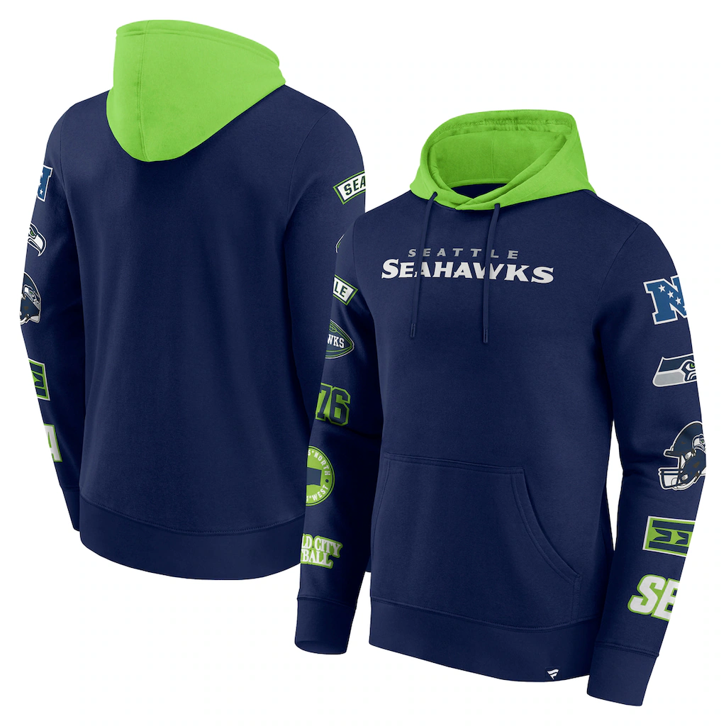 Fanatics Kapuzenpullover "Fanatics Hoodie Seattle Seahawks Patched Out Flee günstig online kaufen