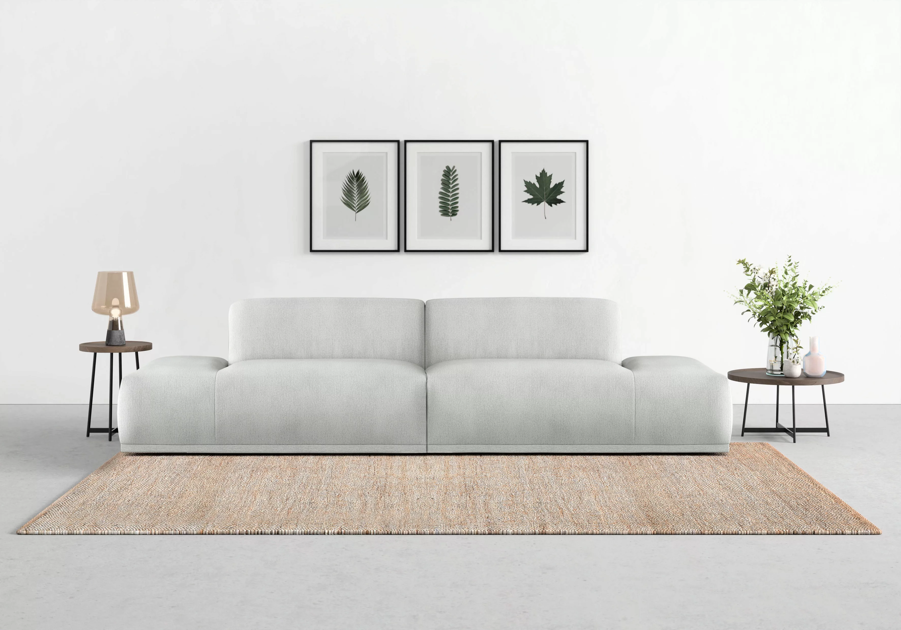 TRENDMANUFAKTUR Big-Sofa "Braga", in moderner Optik, mit hochwertigem Kalts günstig online kaufen