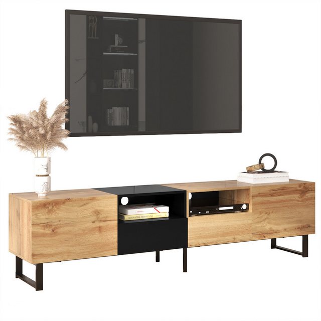 Gotagee TV-Schrank Fernsehschrank Modern TV-Ständer Fernsehtisch Schließfac günstig online kaufen