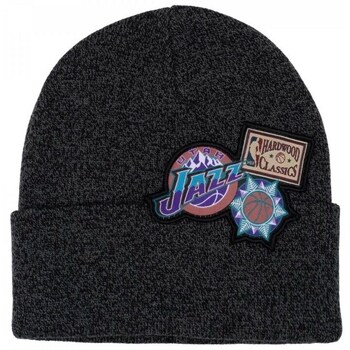 Mitchell And Ness  Mütze Utah Jazz Nba Xl Logo Patch Knit günstig online kaufen