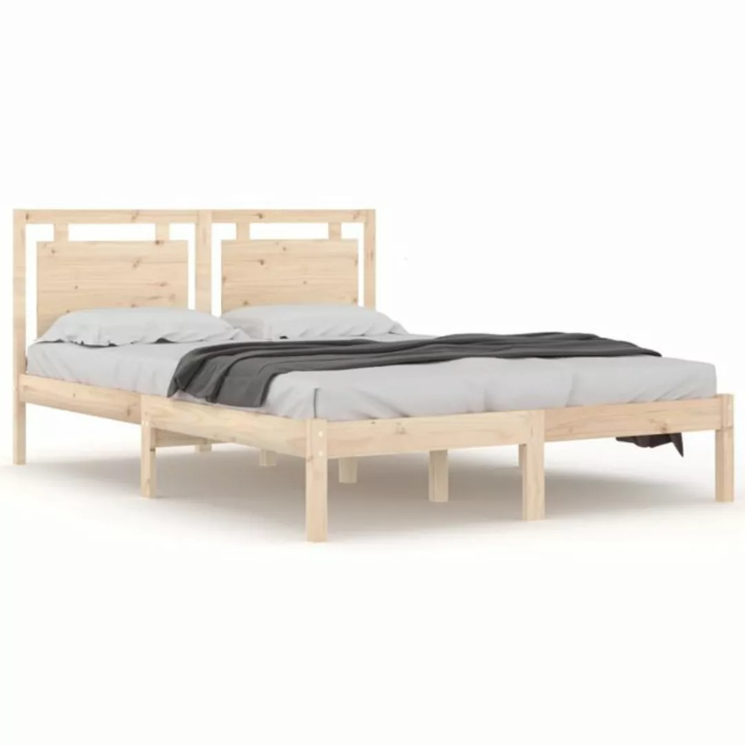 vidaXL Bettgestell Massivholzbett 200x200 cm Bett Bettgestell Doppelbett Be günstig online kaufen