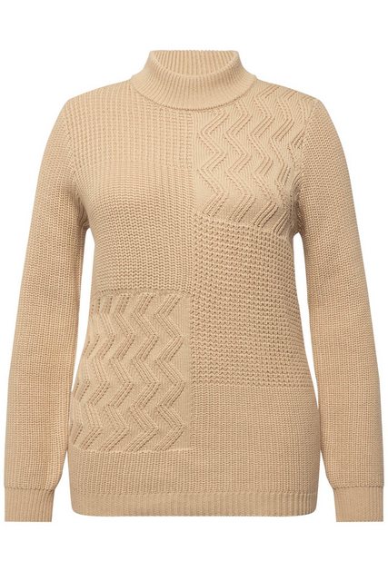 Laurasøn Strickpullover Pullover Patch-Look günstig online kaufen