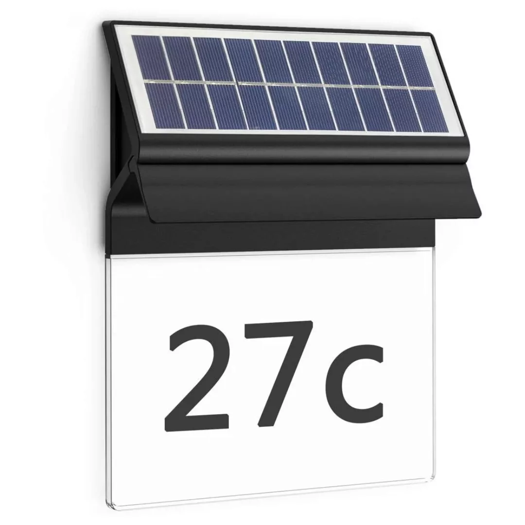 Philips LED-Solar-Hausnummern-Wandleuchte Enkara günstig online kaufen