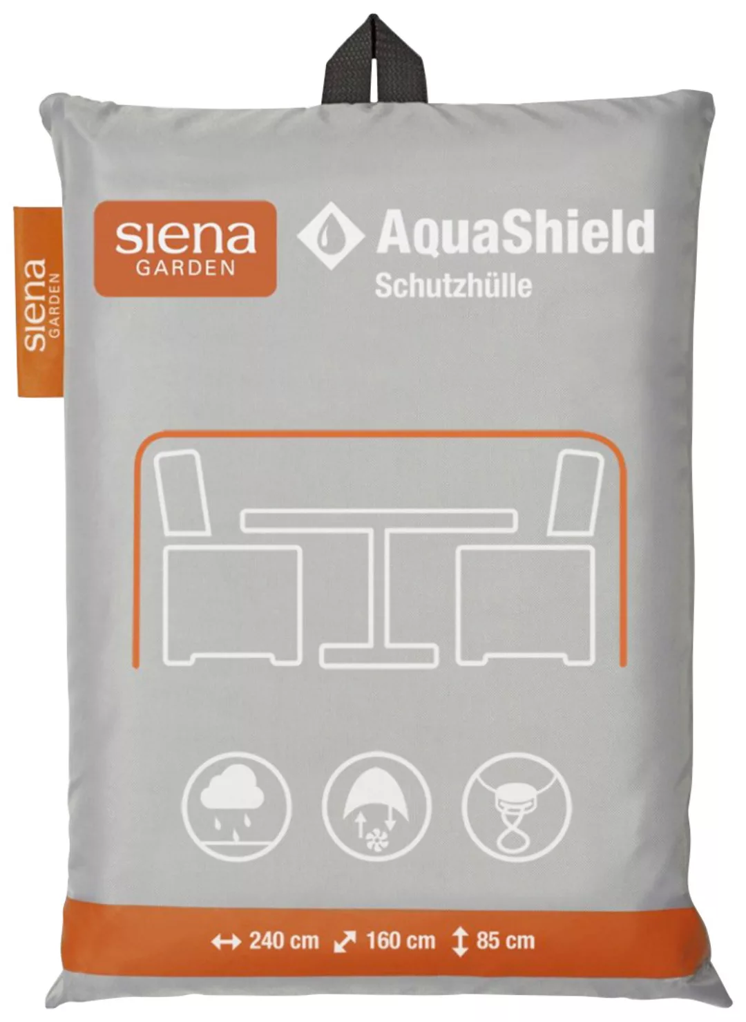 Siena Garden Gartenmöbel-Schutzhülle "AquaShield", Sitzgruppenhülle 240x160 günstig online kaufen