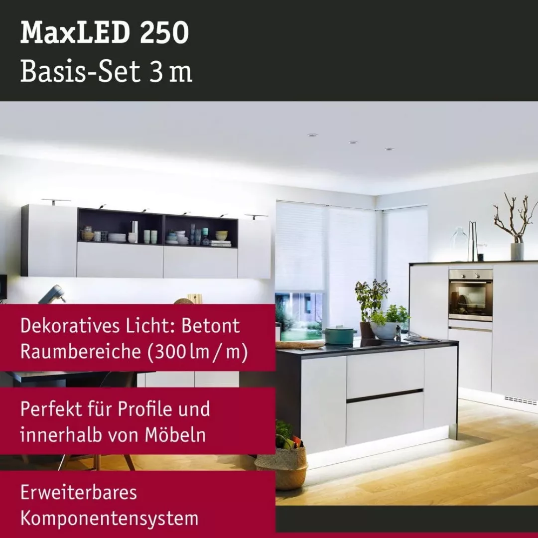 Paulmann MaxLED 250 Basisset IP20 tageslicht 3m günstig online kaufen