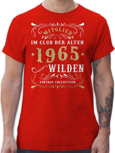 Shirtracer T-Shirt Mitglied im Club der alten Wilden 1965 60. Geburtstag günstig online kaufen