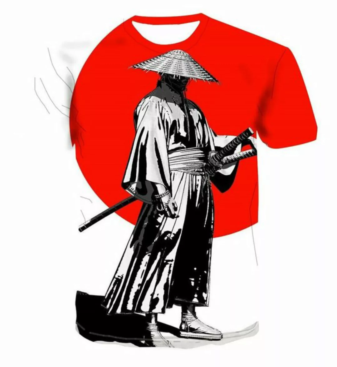 Tinisu T-Shirt 3D-Druck T-Shirt (Unisex/rundhals) - Atmungsaktiv - Japan + günstig online kaufen