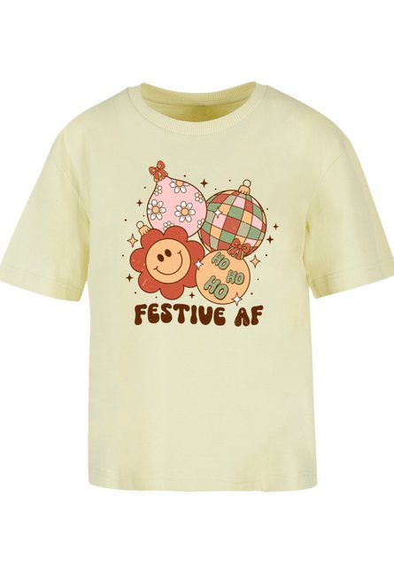 F4NT4STIC T-Shirt Festive AF Weihnachten Tree Balls Premium Qualität, Weihn günstig online kaufen