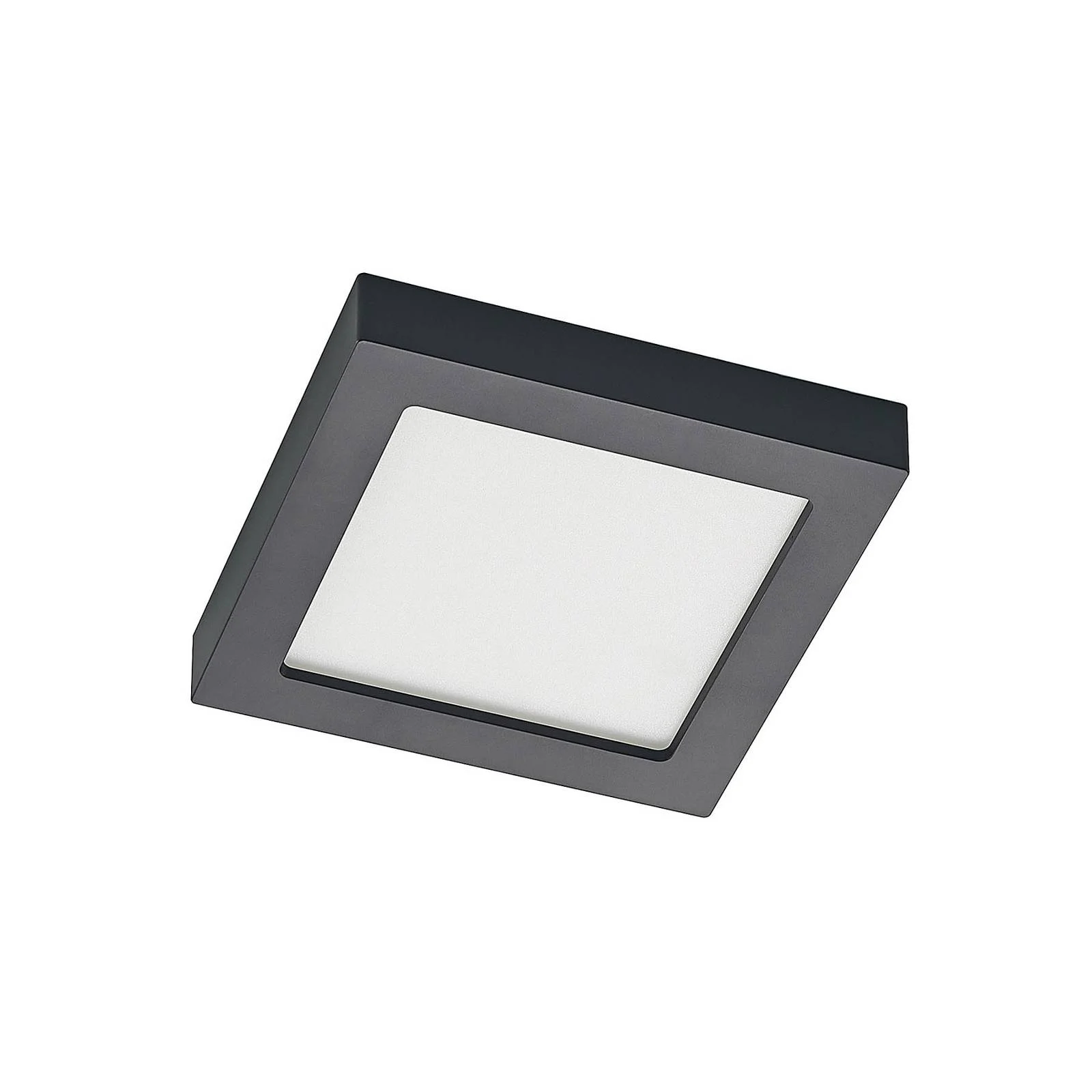 Prios Alette LED-Deckenlampe, schwarz, CCT, 18 W günstig online kaufen
